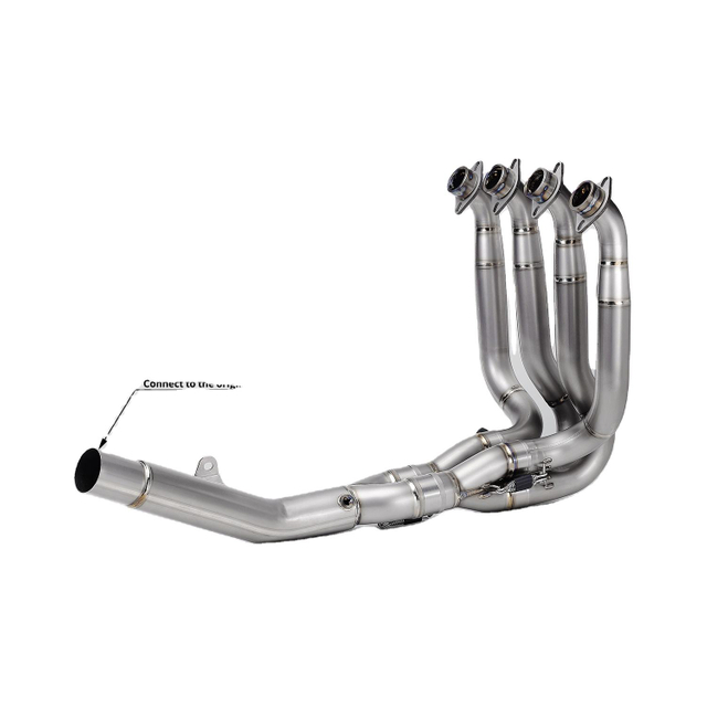 2020-2023 Titanium Legering Udst&oslash;dningssystem Header Collector Forr&oslash;r til Z H2 Z H2 SE Z H2 SE 2021-2023 Motorcykler Ny tilstand