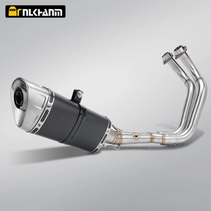Yamaha MT07 FZ07 Original Full Motorcycle Exhaust System Escape Slip 51MM Front Tube New Condition Steel AK LV SC Connect with