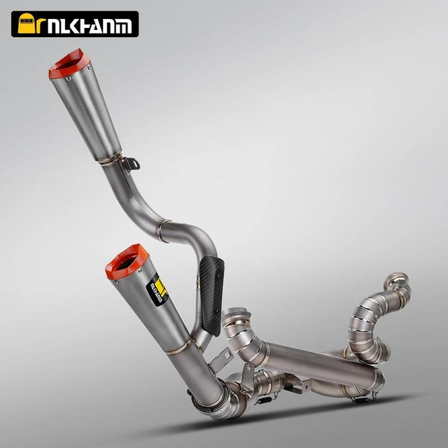 AR Racing lydd&aelig;mper til Superduke 1290/1390 motorcykler Fuld titanium legering udst&oslash;dningssystem Modifikation Tilstand Ny