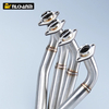Novum 51mm Ferro Labi-De Motorcycle Exhaurienda Effugere Plena Ratio Muffler Header Front Link Pipe Compatible Z900 A2 35KW 70KW