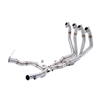 Pro Hayabusa1300 GSX1300R GEN 3 Steel Exhaust Systema 2021-2024 Motorcycle in fronte et media sectione