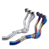 YAMA MT-09 ensemble complet de tuyau d'&eacute;chappement de Moto avec silencieux en acier de tuyau de liaison de moteur avant pour FZ09 MT09 2014-2020 bo&icirc;te emball&eacute;e