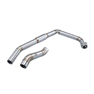 HOND CB250R CBR300 CB300 CB300R CB300F syst&egrave;me d'&eacute;chappement de Moto modifier les silencieux de tuyau de liaison centrale avant en acier pour Moto d'&eacute;vasion