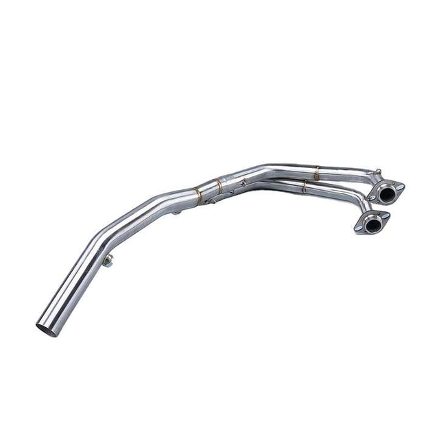 Originalni tvornički trkaći motocikl ispušni sustav Slip-on Header Mid-Link Cijev Karbonska vlakna za Ninja 400 Z400 2017-2023 kutija