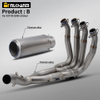 Yama R6 2006-2016 Titanium Aloi Bahagian Penuh Sistem Ekzos Motosikal R6 SC Melarikan Diri Pengubahsuaian Muffler