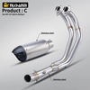 Yama MT07 FZ07 Sistema di scarico completo per moto Yoshimura Alpha originale 51MM Tubo di collegamento tubo anteriore Nuovo materiale in acciaio