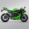 ZX-6R Modificare sistem de evacuare pentru motociclete Mid Link AK Escape Toba de esapament din fibra de carbon pentru Kawasak ZX-6R nou aliaj de otel