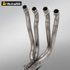 GSX-S1000 Full Titanium Alloy Motorsykkel Eksosanlegg med for SC Project Escape Lyddemper Carbon Materiale for Suzuki GSX-S1000
