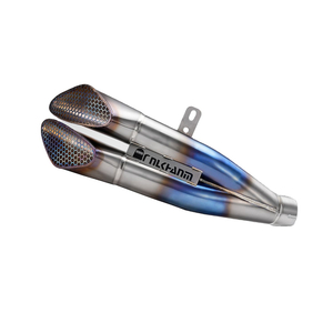 NlkHanm Titanium Honeycomb Forged Motorcycle Exhaust Kit រអិលនៅលើបន្ទាត់សម្រាប់ Kawasaki ZX10R Zx-10r Zx10rr ZX-10R2021-2024