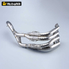 Mo S1000RR 2019-2024 S1000R 2021-2024 Whakaotia Motopaika Whakamutunga Pane Panui Korehu Titanium Alloy Mua Hononga Paipa Atanga 60mm