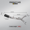 Project CR-T Titaniumlegering Racing SC-uitlaat slip-on-line voor YAMAHA YZF R1 MT10 2015-2024